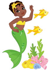 Cute Mermaid Princess