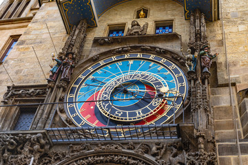 Astronomical clock on Prague in Czech Republic
