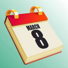 March 8 on Red Calendar