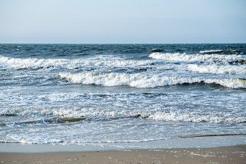 The beach of the seaside resort Zinnowitz on the island of Usedom.