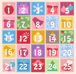 Christmas advent calendar
