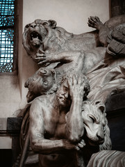 Monument to Marshall Maurice of Saxony in the Saint Thomas church, Strasbourg
