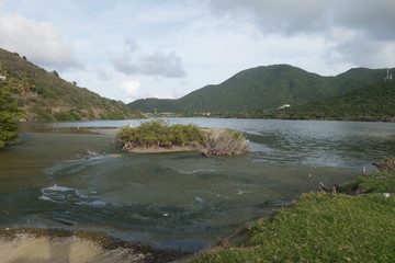 Fototapeta premium Laguna Sint marteen