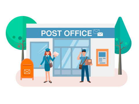 Post Office Cartoon Images – Browse 1,178 Stock Photos, Vectors, and Video  | Adobe Stock