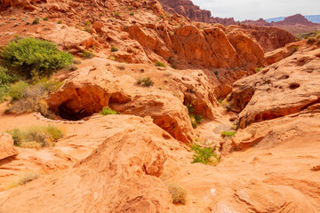 Beautiful landscape around Valley of Fire State Park