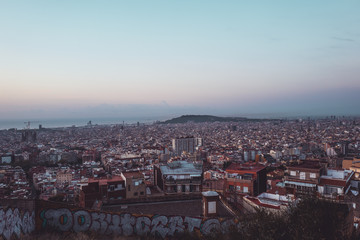 barcelona from aboce