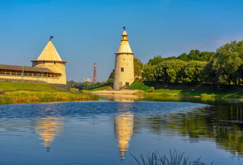 Obraz premium Pskov Kremlin, the historical and architectural center of Pskov. L