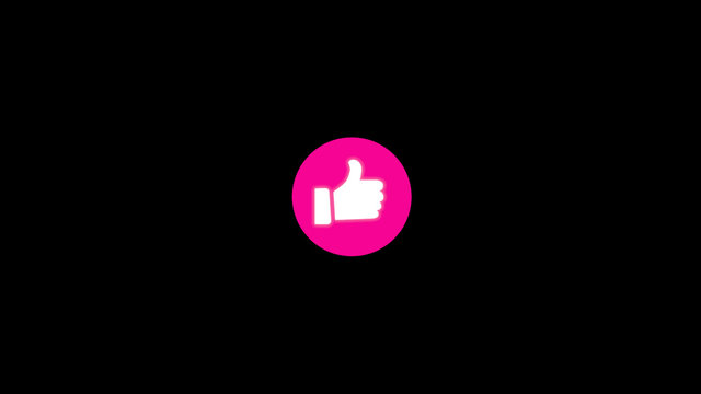Pink Like Button