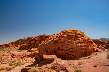 Fototapeta na wymiar Beehive in the Valley of Fire State Park