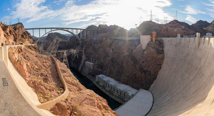 Afternoon view of the famous Hoover Dam