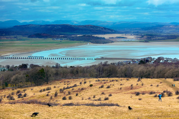 Arnside - View from Arnside Knott, England, UK