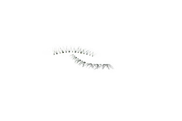 makeup false eye lashes on white background 