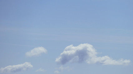 Clouds in the blue sky