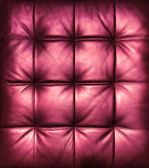 vintage quilted red leather background