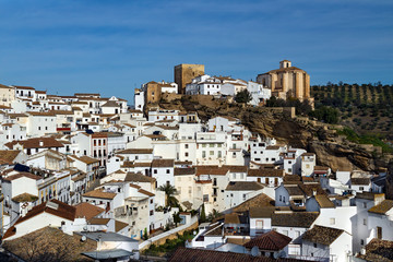 Fototapeta na wymiar Setenil de las Bodegas in Andalusia, Spain