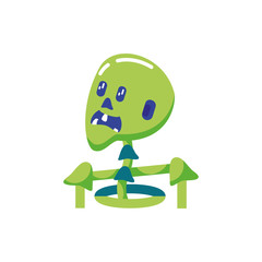 person skeleton on white background