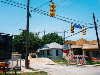 Construction Road Close