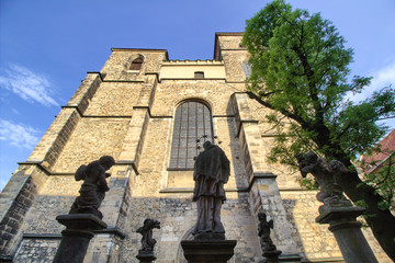 Fototapeta na wymiar Church of the Assumption of the Blessed Virgin Mary in Klodzko - Poland