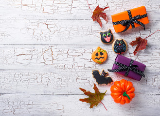 Halloween gingerbread scary festive cookies