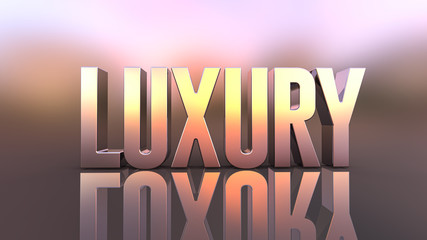 3d word banner made for advertising. 3d rendering - illustration