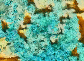 Colorful oil and watercolor background for creating unique products and decorate original prints. Rough beautiful pattern. Grunge scratched template.