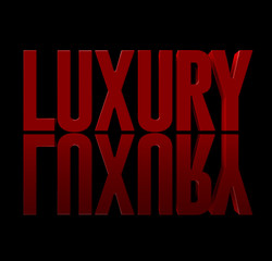 3d word banner made for advertising. 3d rendering - illustration