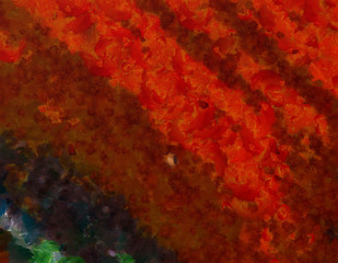 Obraz na płótnie Canvas Macro artwork part, oil paint background, close up art fragment, unique grunge texture in HQ, modern hand drawing pattern for designed original production.
