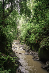 Small river near beautiful  Kanto Lampo Waterfall