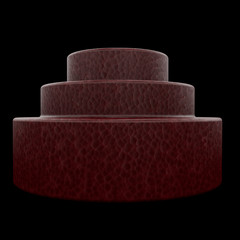 Podium stand. Ideal for commercial advertising. 3d rendering - illustration