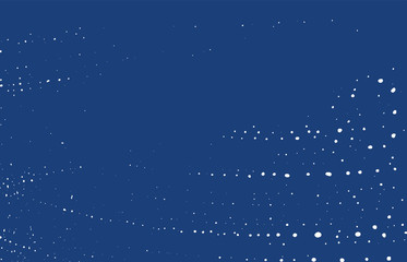Obraz premium Grunge texture. Distress indigo rough trace. Excel