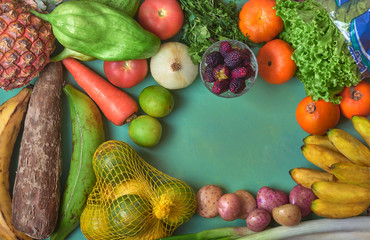 still life food fruits and vegetables