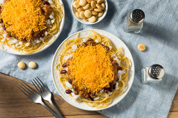 Homemade Cincinnati Chili Spaghetti