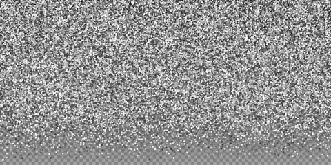 Round silver glitter luxury sparkling confetti. Sc