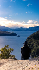 Fototapeta premium Mountain Sunset 