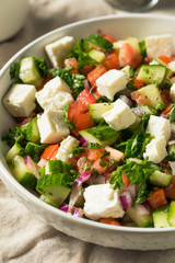 Homemade Cucumber Shepards Salad