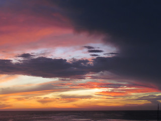 Obraz premium Sunset at Big Beach (Praia Grande) - Rio de Janeiro - Brazil