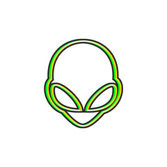 alien face icon