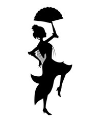 flamenco dancer illustration