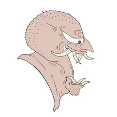ugly monster illustration