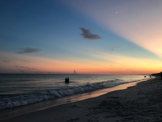 Obraz premium sunset on beach