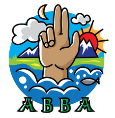 Abba Illustration, art vector design