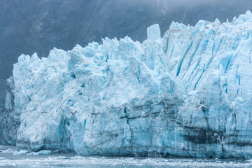 The Icy Blue Face of Margerie Glacier, Glacier Bay National Park, Alaska