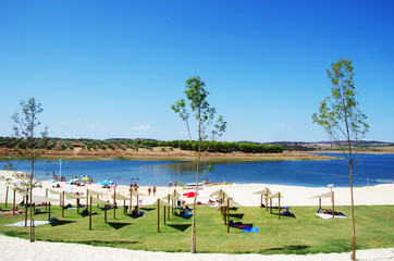 fluvial beach near amieira village, Portugal