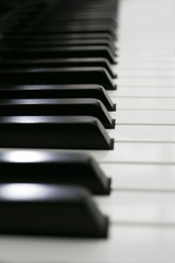 background of piano key in details