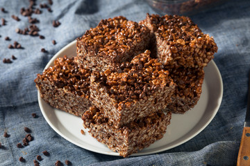 Homemade Chocolate Rice Crispy Treats