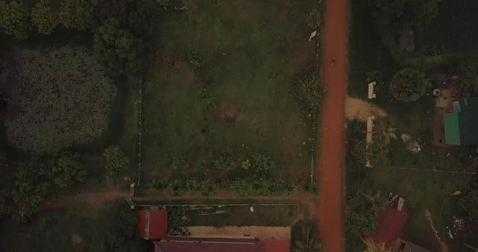 Aerial drone tour of Kampot and Kep in Cambodia