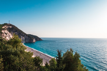 Most beautiful beaches of Greece series - Porto Katsiki in Lefkada. Ionian islands