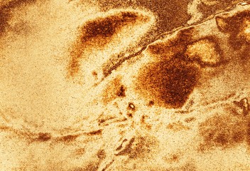 Abstract gold background with vintage material texture