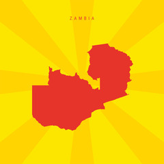Zambia Vector Map
