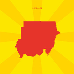 Sudan Vector Map